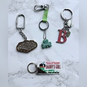 Vintage 90s Y2K keychain trinket lot Irish Vegas Palm Springs